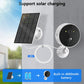 Cámara solar inalámbrica WiFi Cámara exterior 1080P HD Protección de seguridad Cámara de videovigilancia Detección humana Recargable