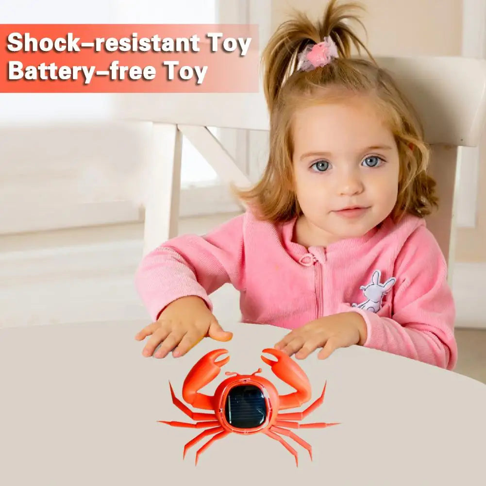 Solar Toy, Durable shock-resistant toy with no batteries needed, perfect for imaginative play.