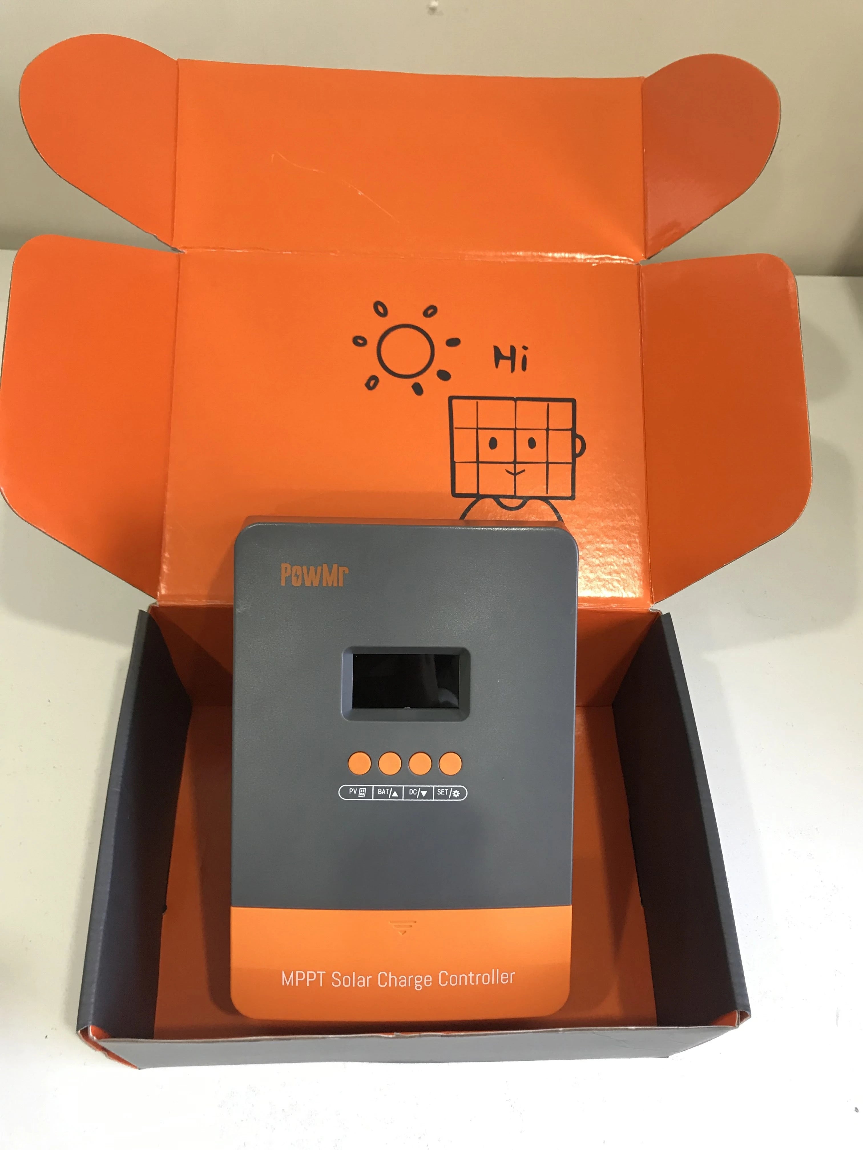 PowMr 100% MPPT 60A Solar Charge Controller, PowMr's Efficient Solar Charge Controller for 12V to 48V Batteries and Panels