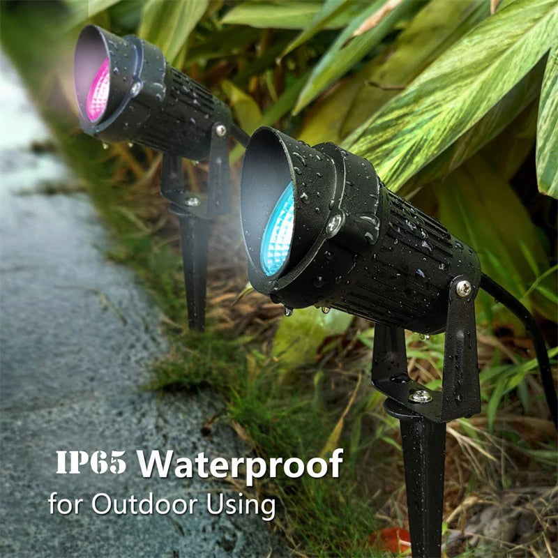 LED Lawn Lamp Outdoor Garden Light, Waterproof and suitable for outdoor use with IP65 protection.