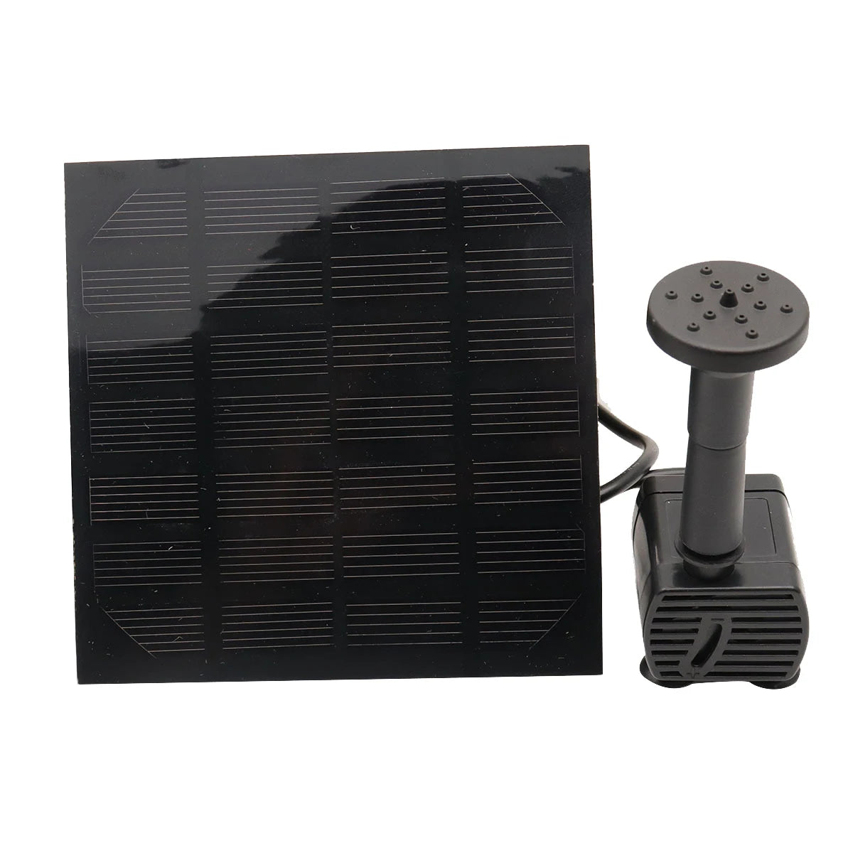 Solar Panel Powered Water Fountain, Renewable energy-powered water feature with solar panel, from Mainland China.