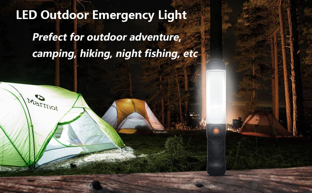 Perfect for outdoor adventures, this LED flashlight is great for camping, hiking, night fishing and more.