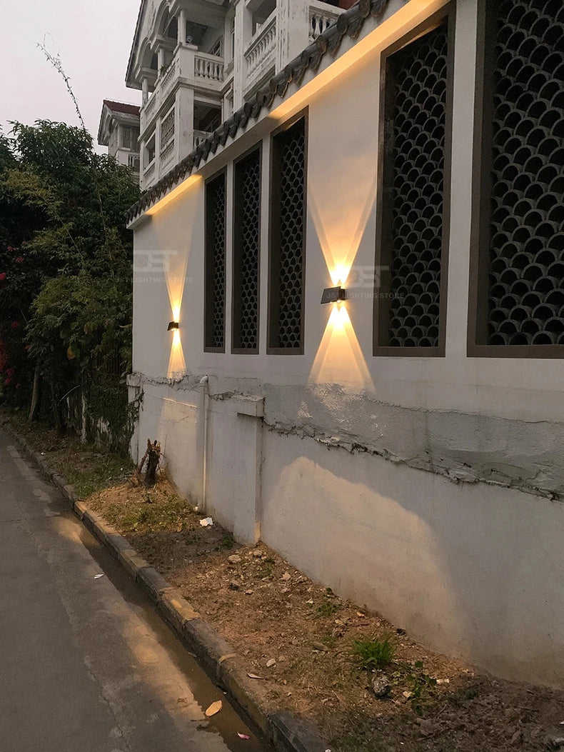 Solar LED Wall Light, Install a lamp with ease by hanging it on a screw, perfect for fans of the follow shop.