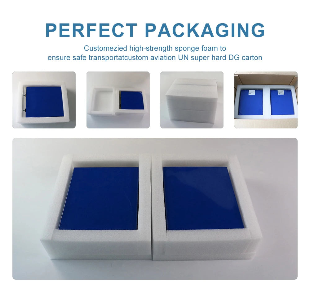 1PCS 3.2V 320Ah 310Ah Lifepo4 Battery, Customized packaging features high-strength sponge foam and sturdy cartons for safe transportation.