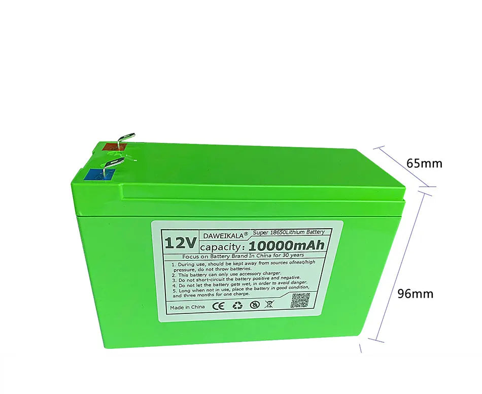 12v Battery 18650 Battery pack rechargeable