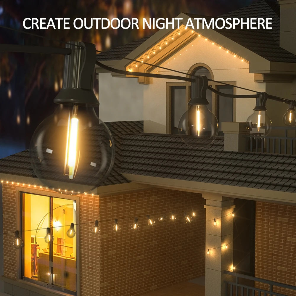 Solar String Light, Create a cozy outdoor ambiance with our solar-powered string lights for your patio or backyard.