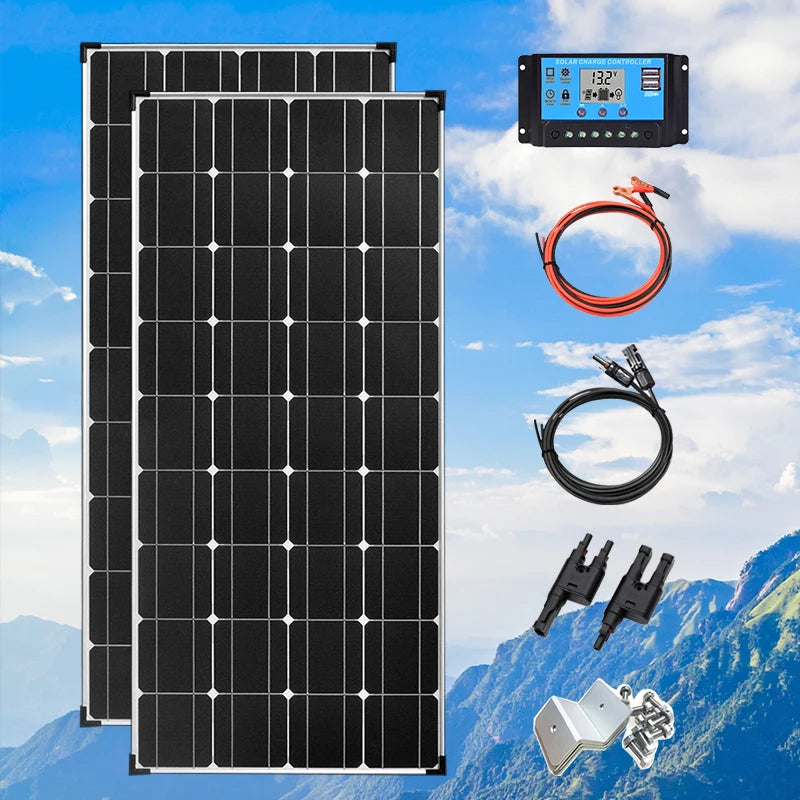 300W Solar Panel, Handle with care: avoid overheating, submersion or fire exposure to prevent damage and ensure safe use.