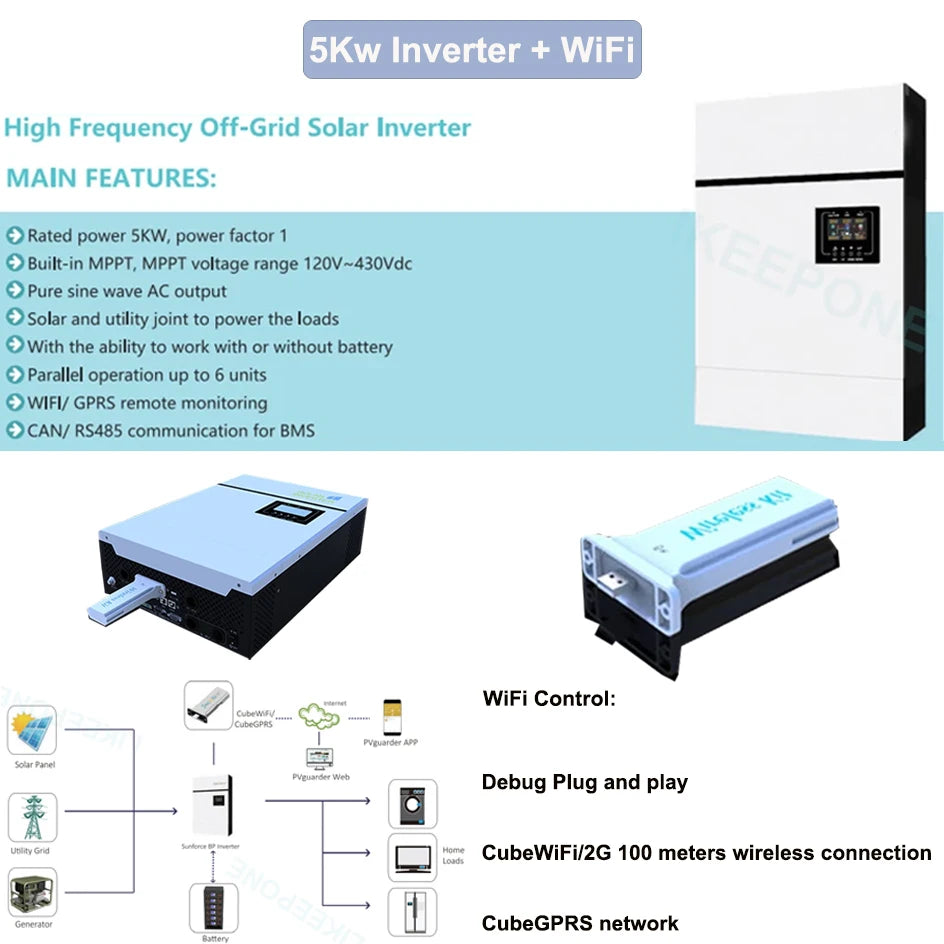 48V LiFePO4 100Ah 5120Wh Battery, 48V LiFePO4 100A