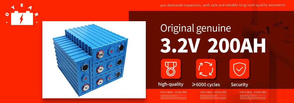 High-capacity lithium iron phosphate battery pack for reliable energy storage.