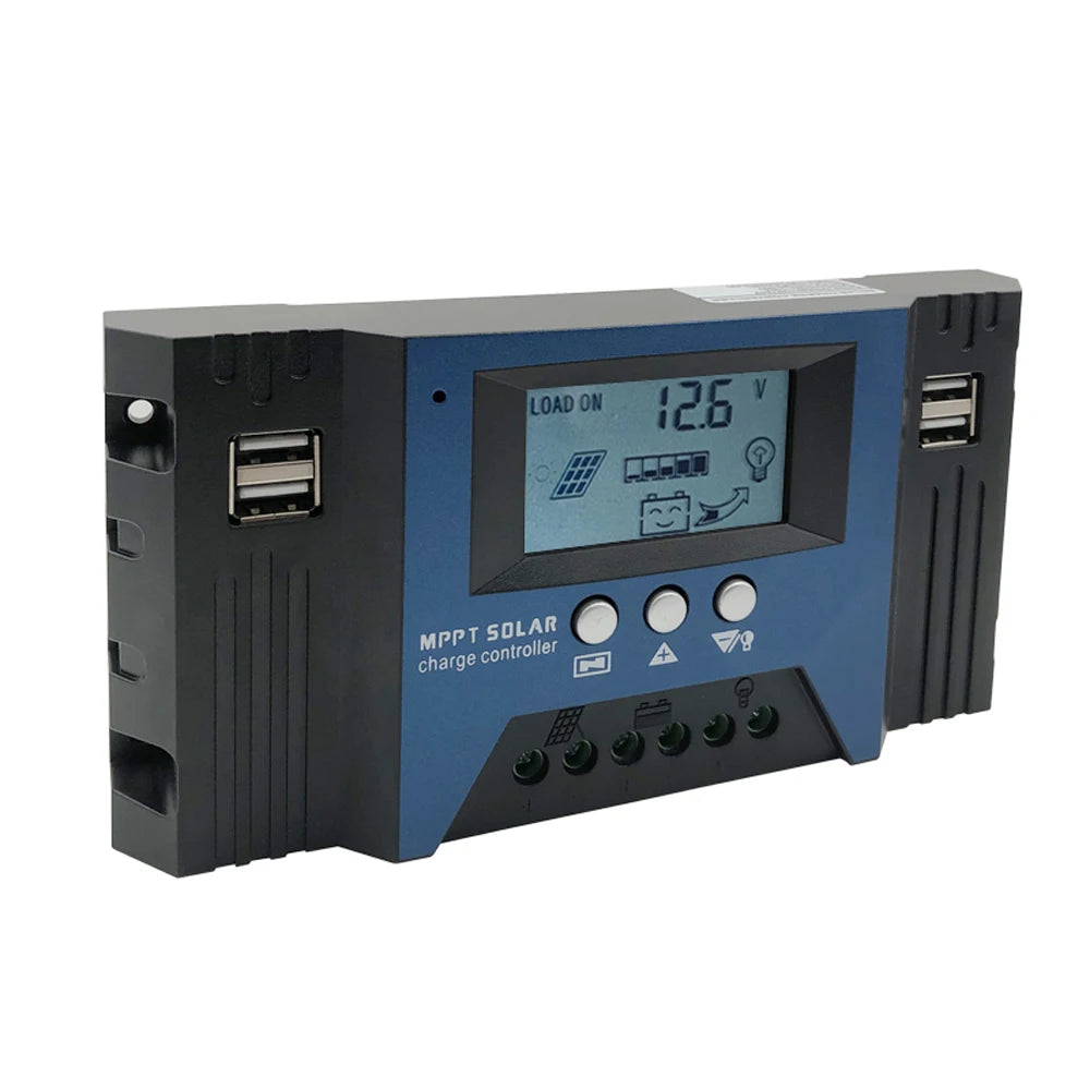 30A/40A/50A/60A/100A MPPT Solar Charge Controller, Load up to 26V on this MPPT solar charger controller.