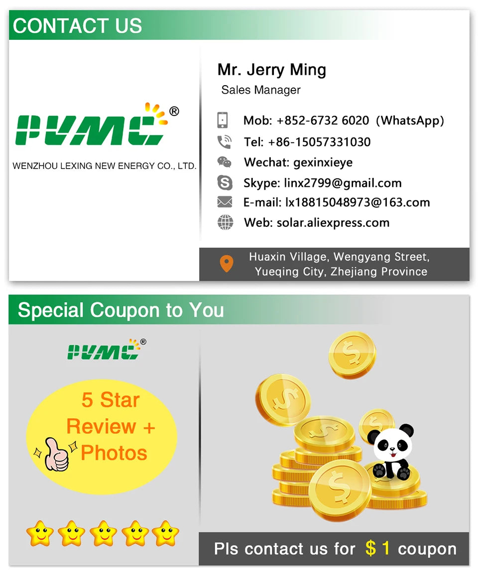 10/20/40/100PCS Solar PV Connectors, Contact Us: Jerry (sales manager) - phone/email/Skype/WeChat