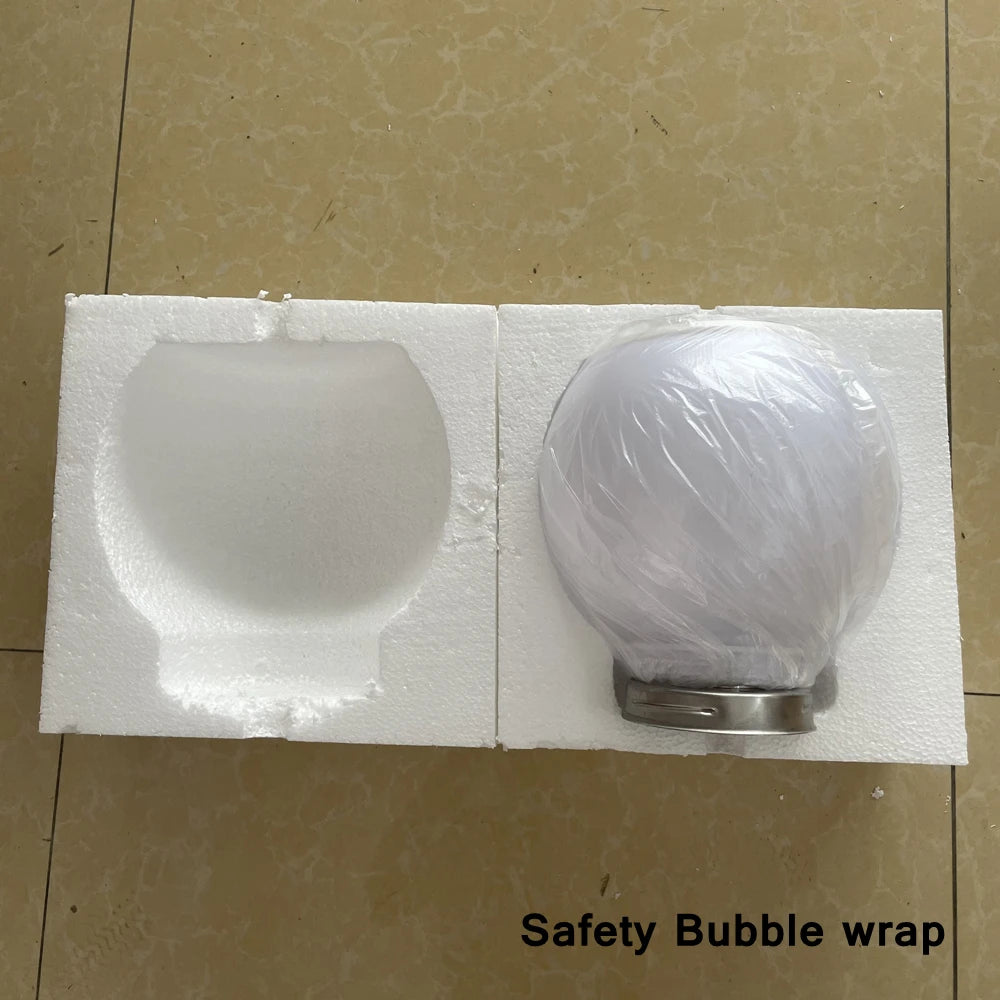 Turn on/off with 3-second press, adjust brightness/color with repeat presses; solar-powered and automatically lights up at night.