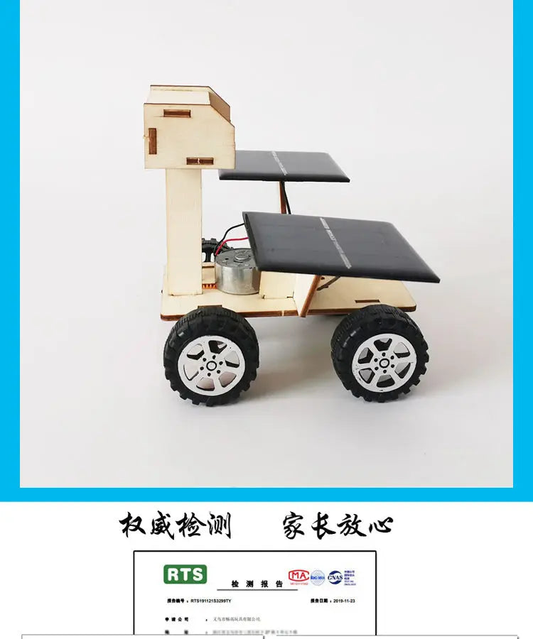 Solar-powered Mars rover robot toy for kids aged 6+ with physics experimentation features.