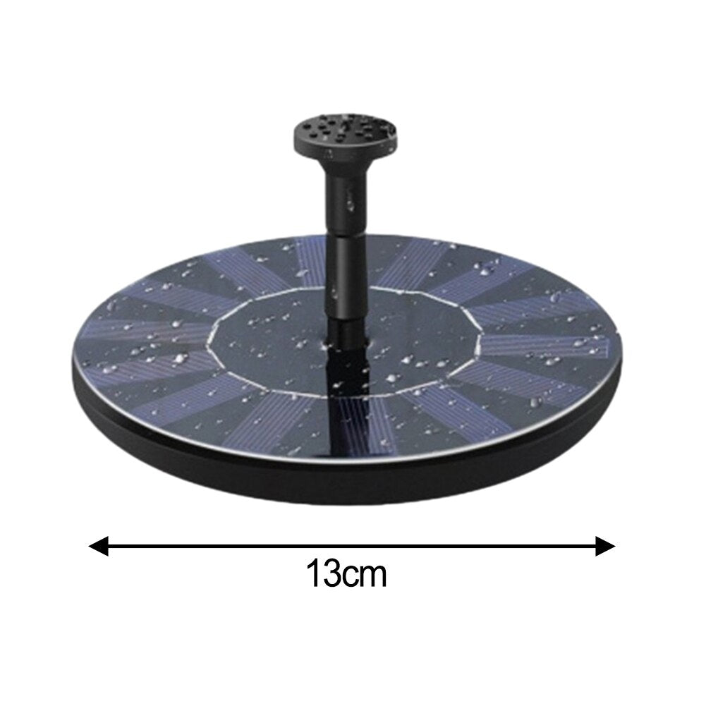 1W Mini Solar Fountain - Pool Pond Waterfall Garden Pool Bird Bath Water Pump Floating Fountain