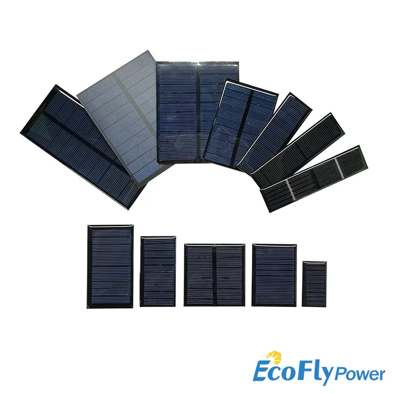 Mini solar panel battery module with CE certification and adjustable voltage (2V-10V) for DIY projects.