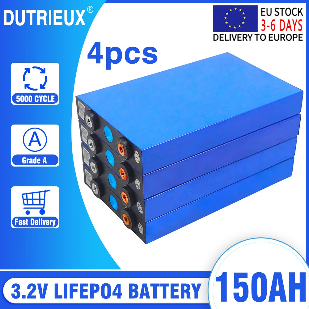 EU Stock 3.2V LiFePO4 Battery Pack with Fast Delivery