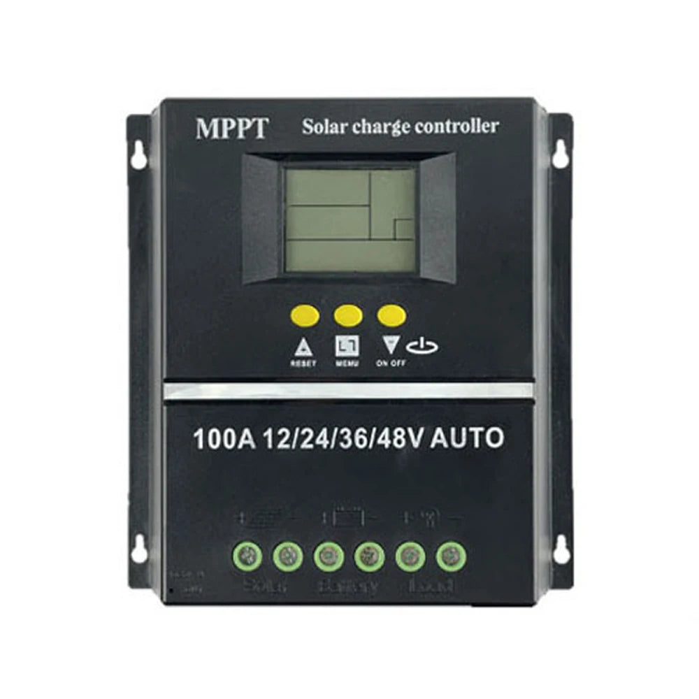 100A/80A MPPT/PWM Solar Charge Controller, Solar charge controller for 12-48V batteries, 100A capacity, with auto tracking and MPPT technology.