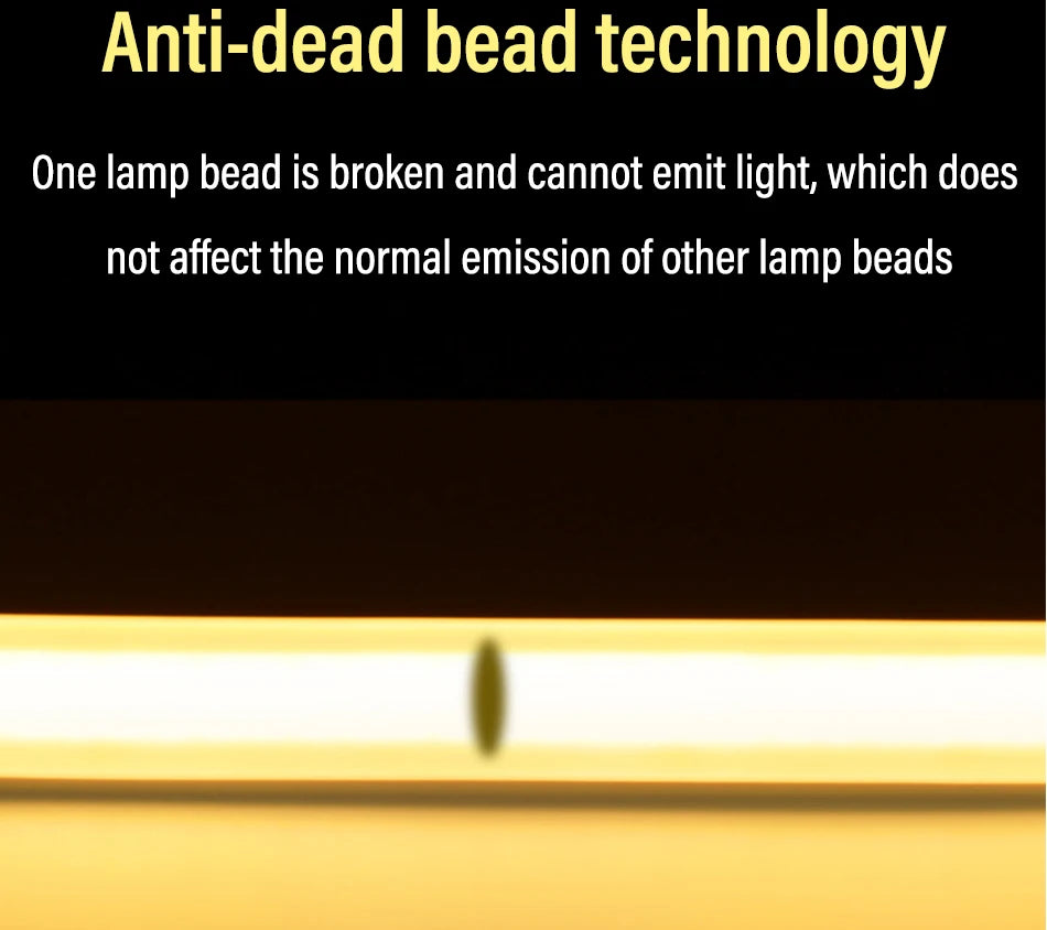 Fault-tolerant LED design ensures continuous lighting by isolating individual LEDs from each other.