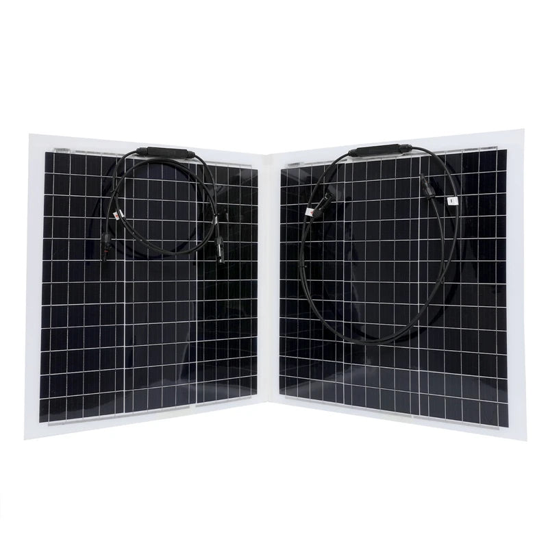 300W 600W Solar Panel, Complete solar panel kit for camping, cars, or boats, with 12V monocrystalline cells and controllers.