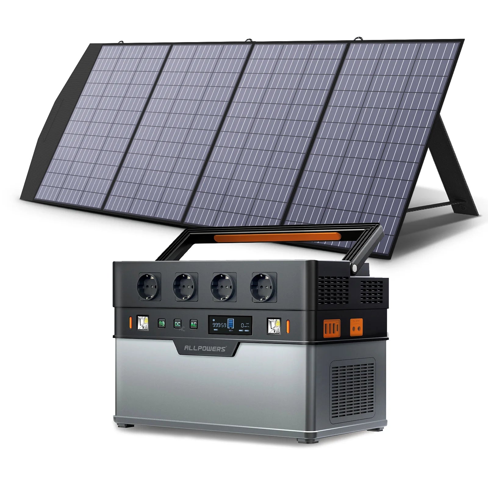 Charges devices safely under direct sunlight using its built-in solar panel.
