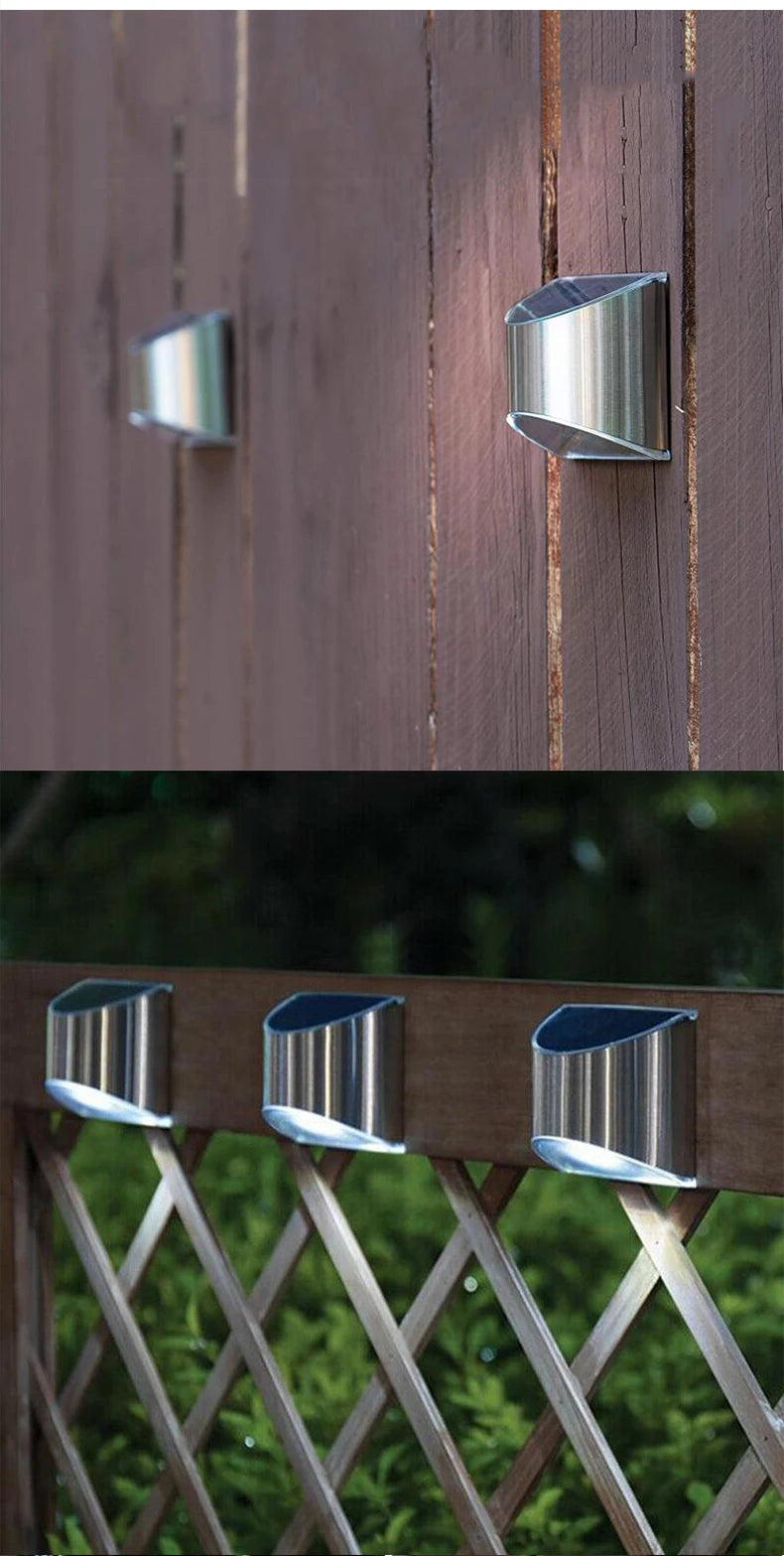 Solar Wall Light, Outdoor waterproof solar-powered light for courtyard, garden, or balcony, perfect for all-weather use.