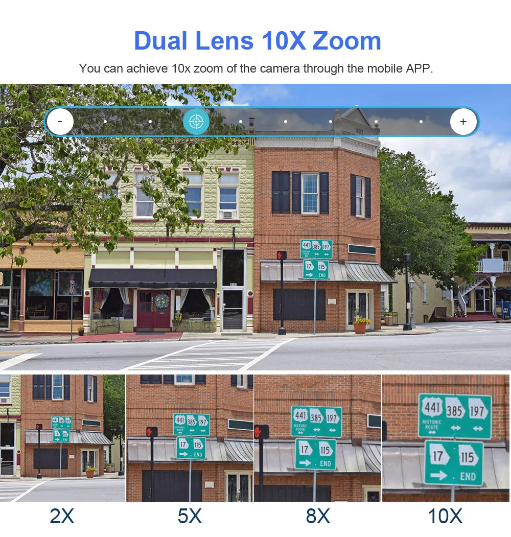 LS VISION LS-CS1 Solar Camera, Panoramic camera with remote control, monitoring entire room with 4MP Full HD and adjustable angle.