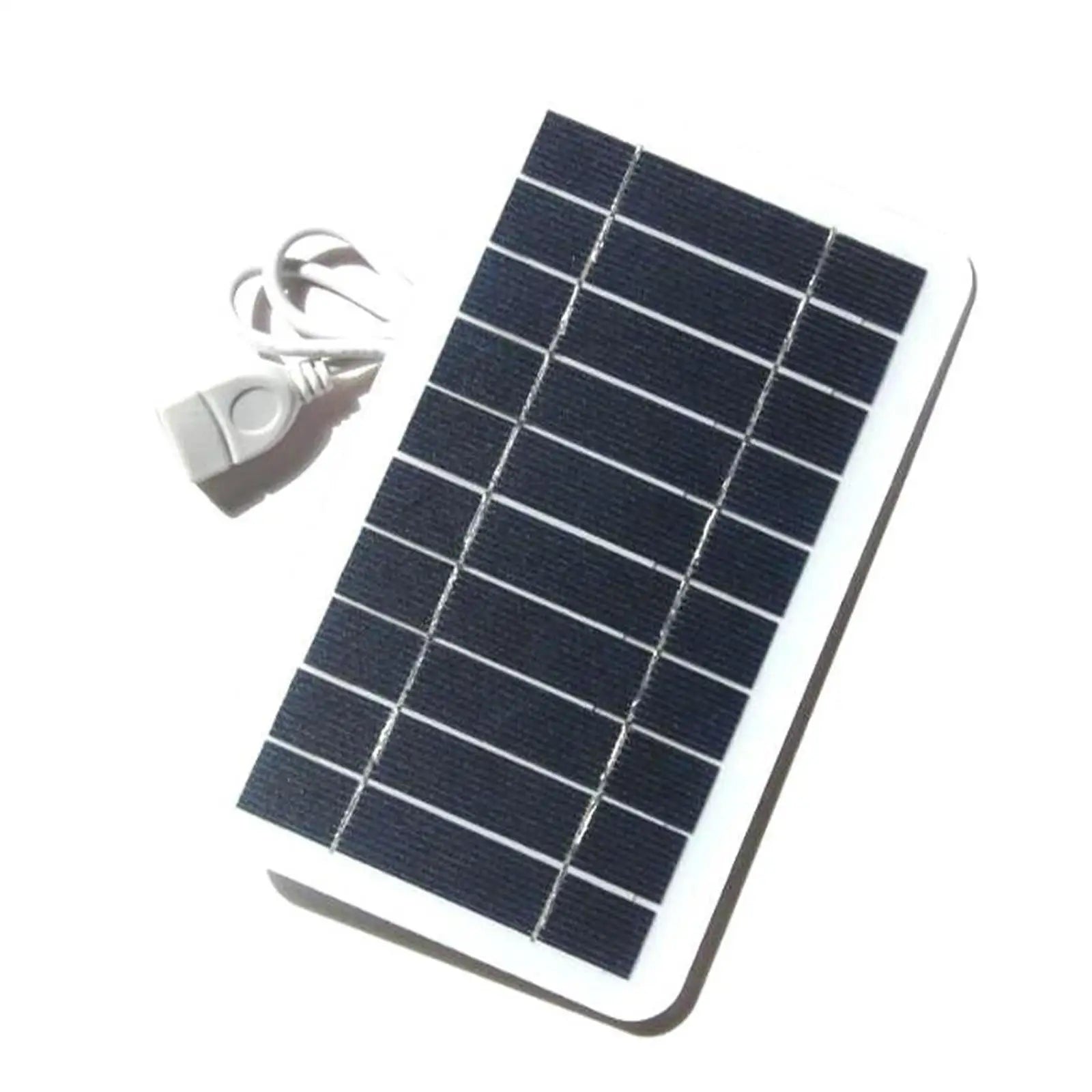 USB Solar Panel, CUJMH Solar Panel Charger: 5V, 0-400mA output, USB port, 16.5% efficient, CE certified.