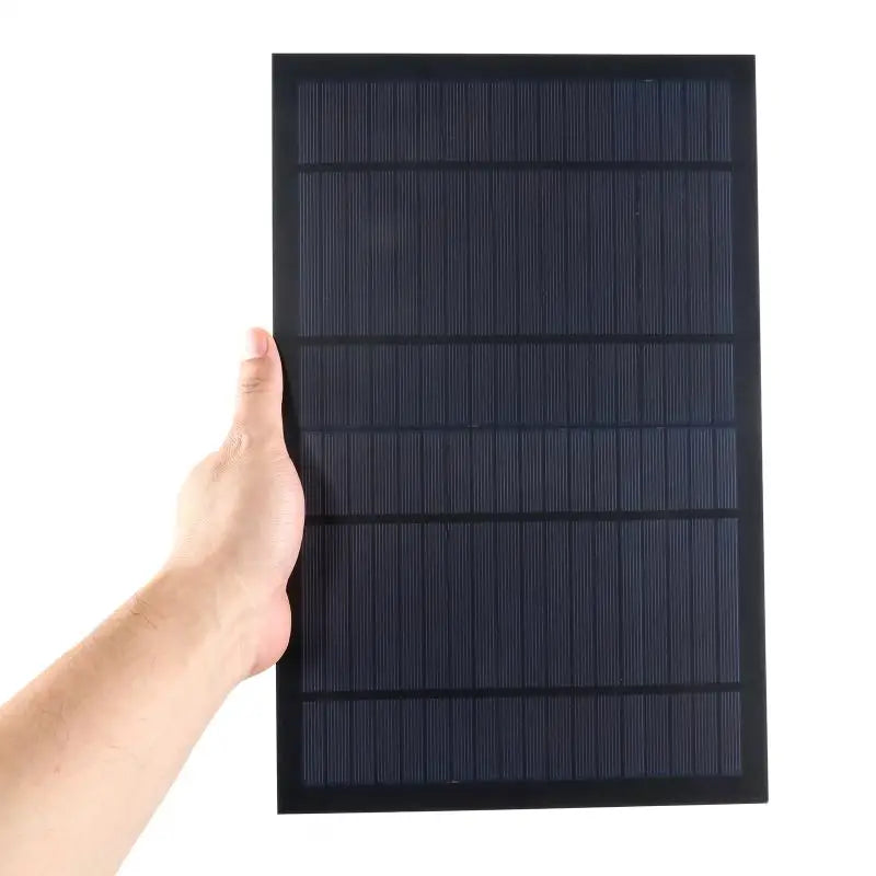 6V 9V 18V Mini Solar Panel, Minor size and color discrepancies due to manual measurement and slight variations.