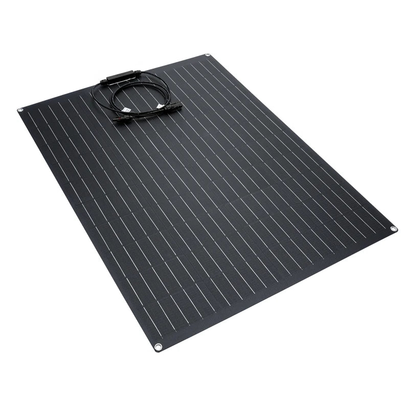 300W Flexible Solar Panel, Portable and foldable solar panel kit, lightweight and easy to transport, reduces shipping costs.
