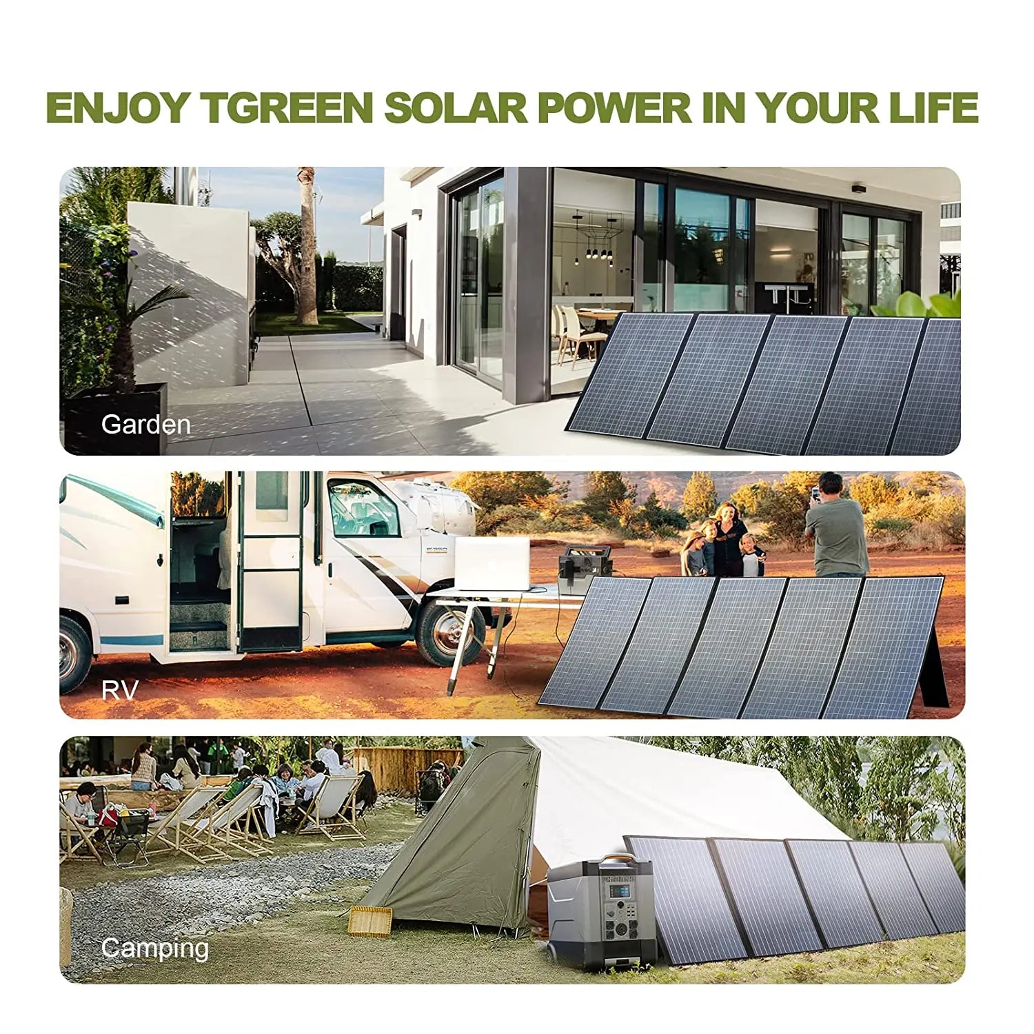 ALLPOWERS Foldable Solar Panel, Empower Your Life with Green Solar Power