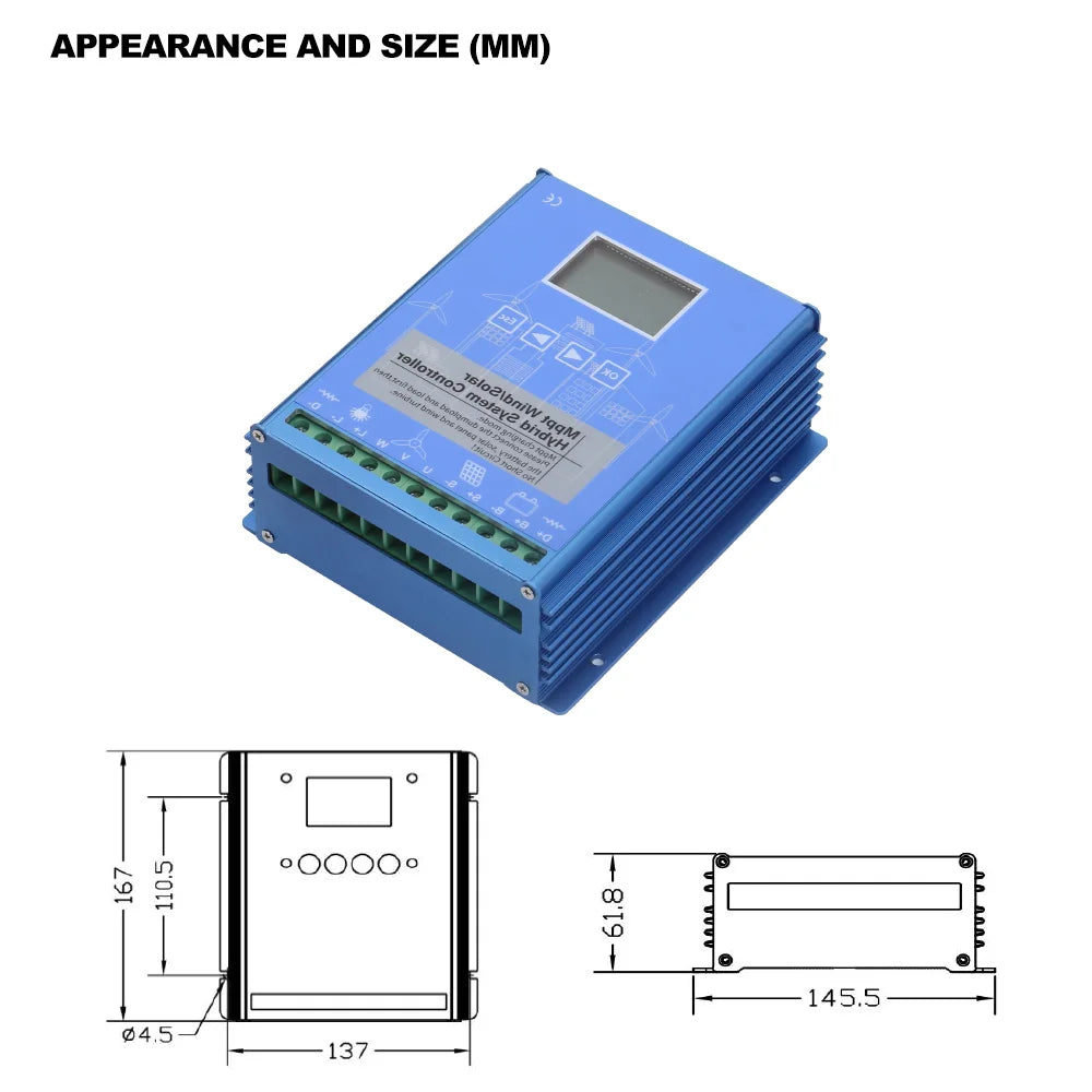 Compact phone with dimensions: 145.5mm x 29mm x 4.5mm.