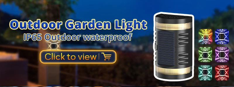 Solar LED Light, Solar-powered light for outdoor balconies and courtyards; weather-resistant and waterproof.