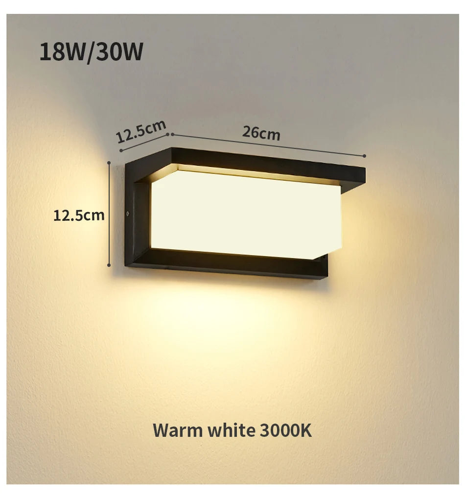 Jianjiandian BD-041 wall lamp, LED light source, 1-year warranty, IP65 protection, and RoHS/CCC certified.