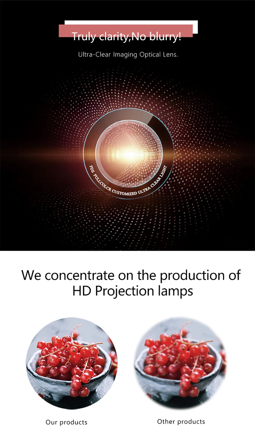 Advertising Gobo Projector Logo Light, Clear outdoor images with customizable designs and high-definition projections.