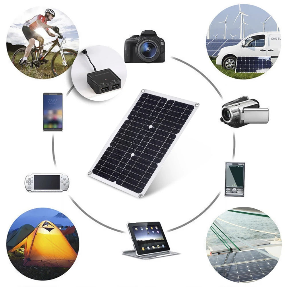 Solar power kit for small-scale systems, featuring a 3000-8000W inverter and controller.