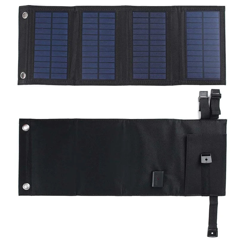 Foldable Solar Panel, Requires separate power source, specifically designed for mobile use.