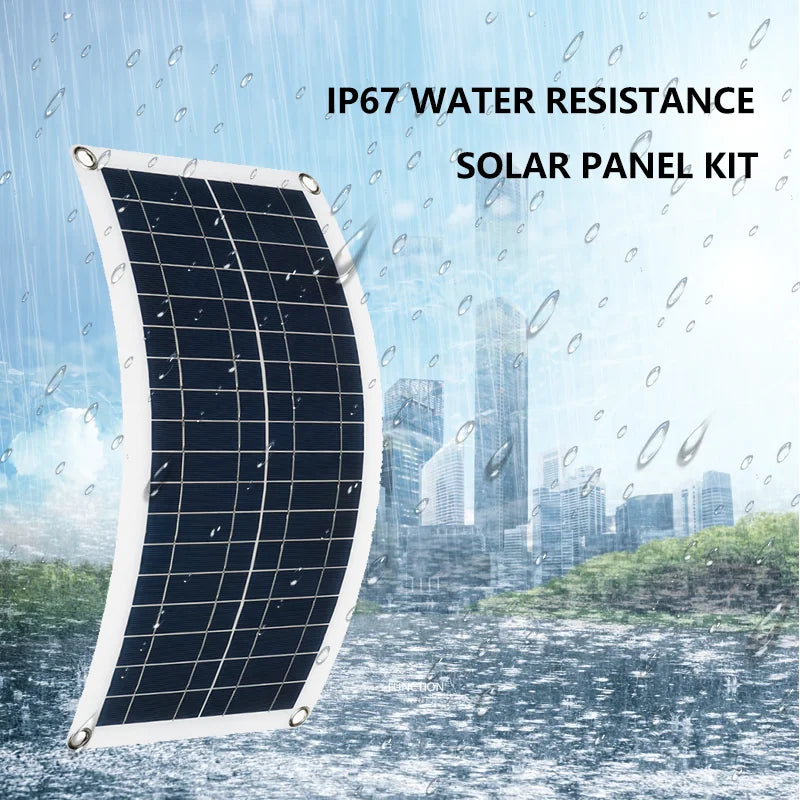 From 20W-1000W Solar Panel, Waterproof IP67 Rated Solar Panel Kit