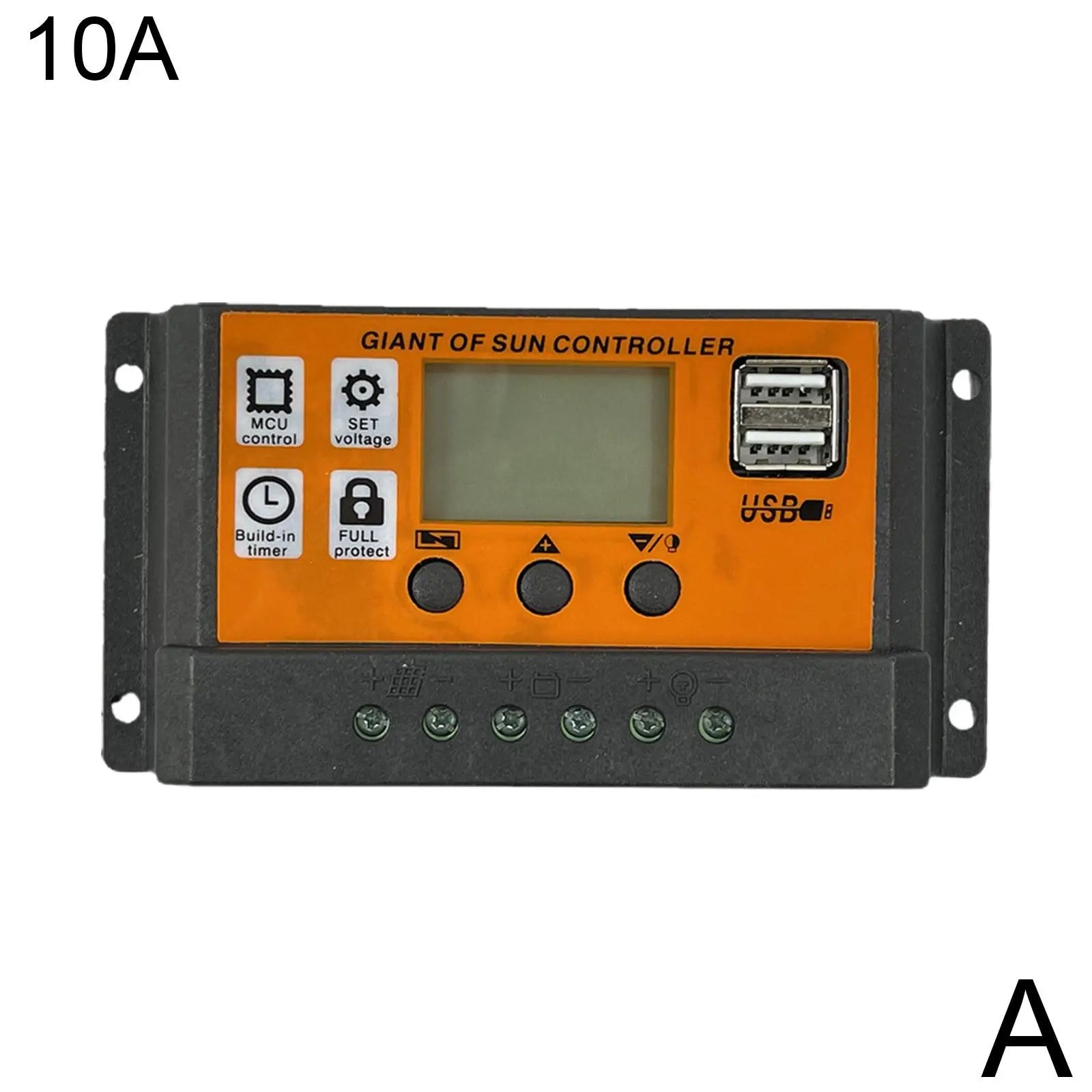 MPPT Solar Charge Controller, Advanced solar charger controller with adjustable current (10-100A) and compact design.