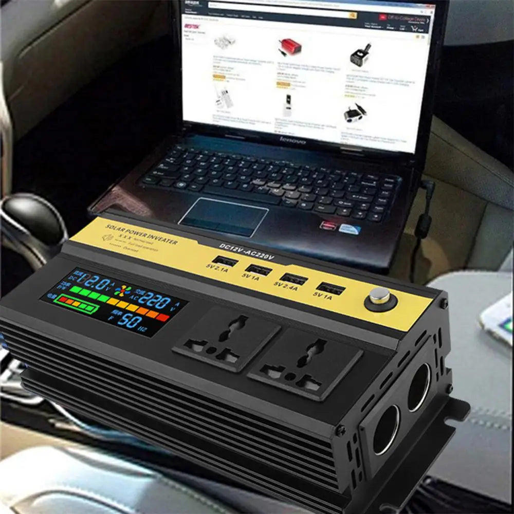 Power Inverter, Automotive inverter converts DC power to AC power for car use, offering various capacities and voltage options.