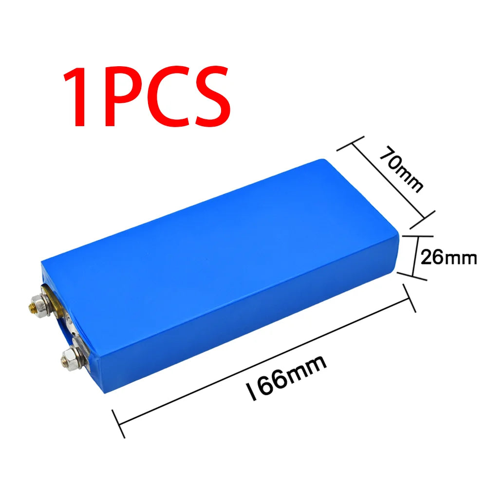 New 3.2V 25Ah LiFePO4 Battery Cell Lithium Iron Phosphate Deep Cycles for Diy 12V 24V 36V 48V Solar Energy UPS Power Battery