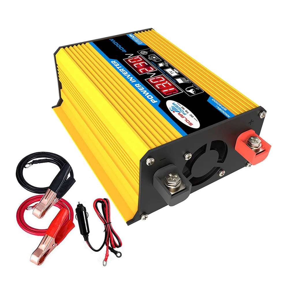 4000W Peak Solar Car Power Inverter, Maximum output power: 150W or less.