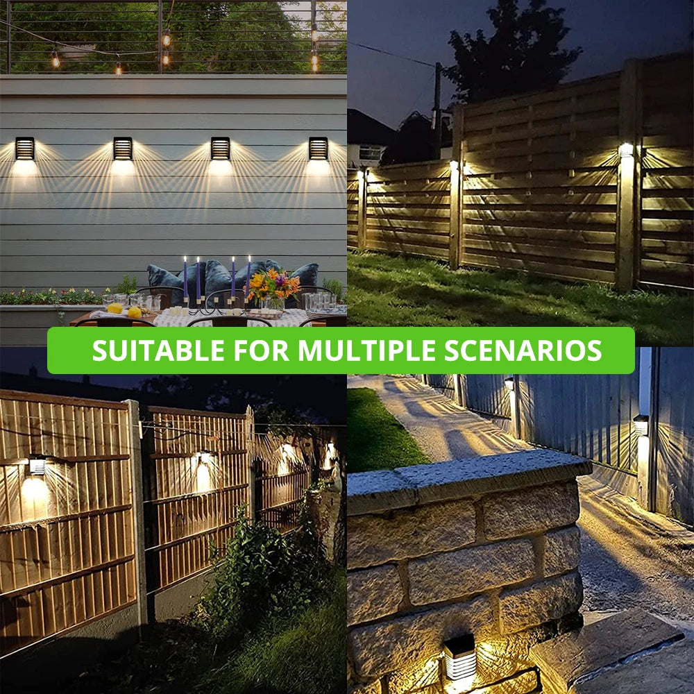 Solar LED Light, Perfect for balconies, courtyards, streets, or gardens - versatile outdoor lighting solution.