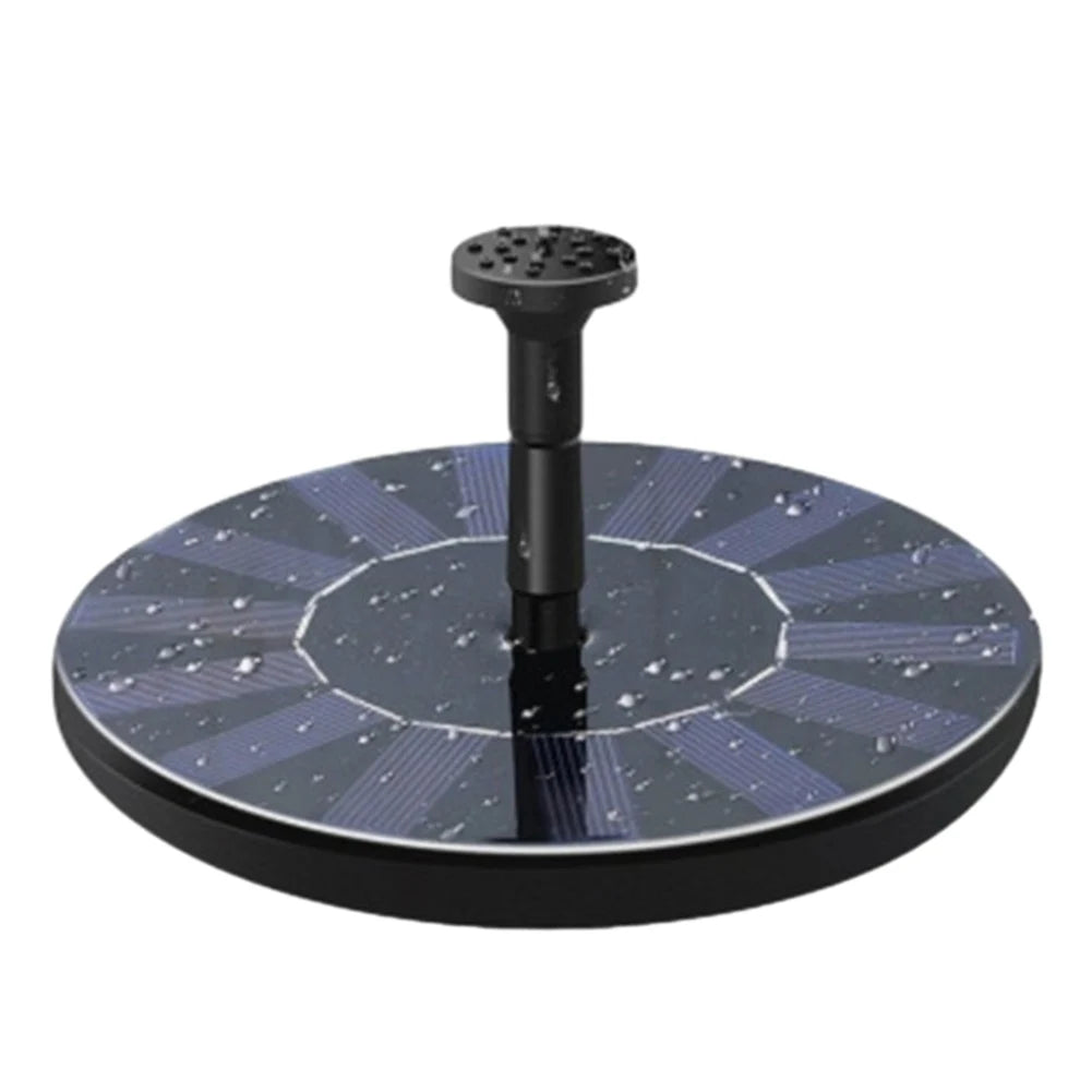 1W Mini Solar Fountain, Sustainable water feature powered by solar energy, promoting eco-friendliness.