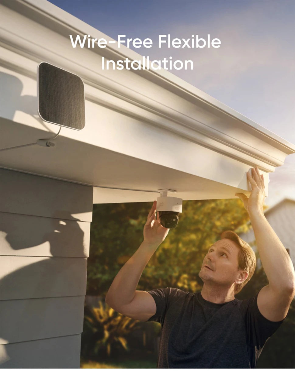Eufy S340 SoloCam - Solar Security Camera, Easily install anywhere with wireless flexibility
