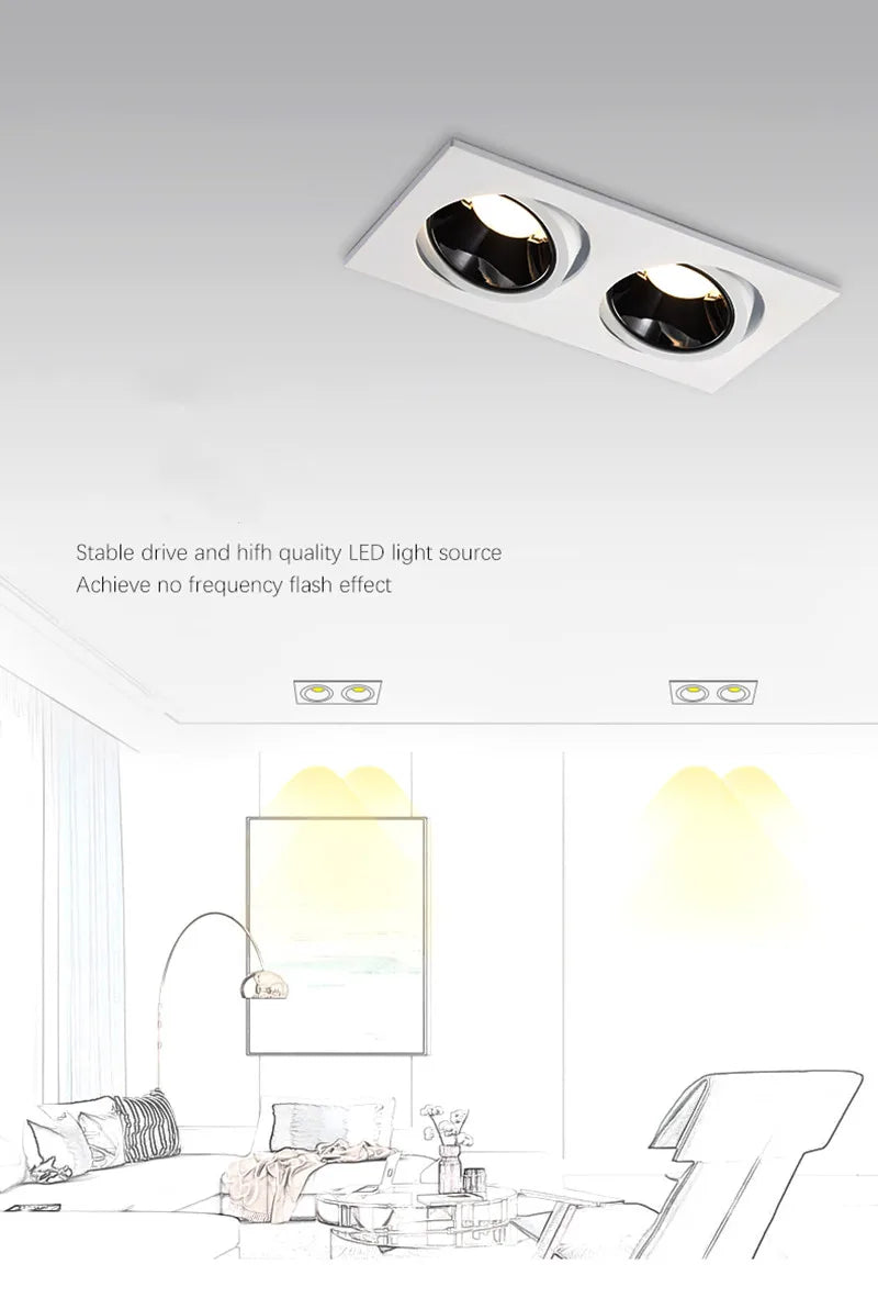 Stable driving ensures high-quality LED lighting with minimal flicker, eliminating annoying flash effects.