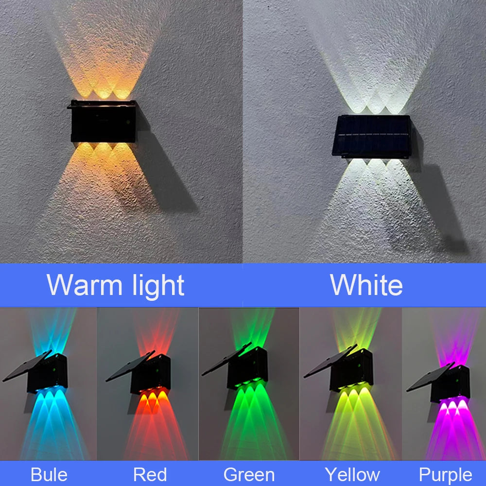 Wall Light, Customizable colors: warm white, blue, red, green, yellow, or purple to match your mood.