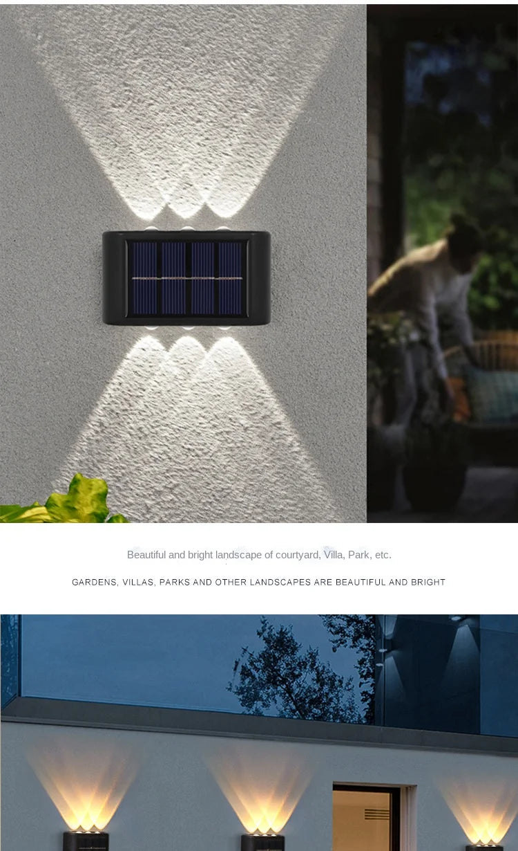 Outdoor Solar Garden Light, Elegant solar-powered light adds warmth and ambiance to outdoor spaces.