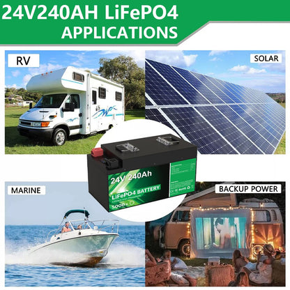 24V240AH LiFePO4 APPLICATIONS