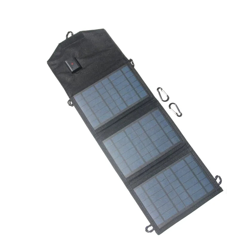 NEW 120W Plus Size Solar Panel, Portable, foldable solar charger for phones and devices at home, outdoors, or camping.