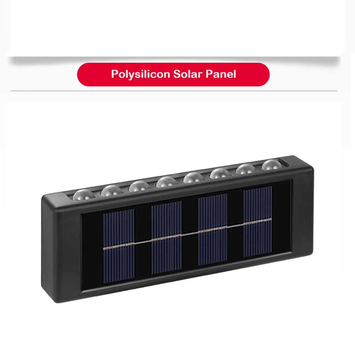 Solar-powered lantern with modern design and Ni-MH solar cell type.